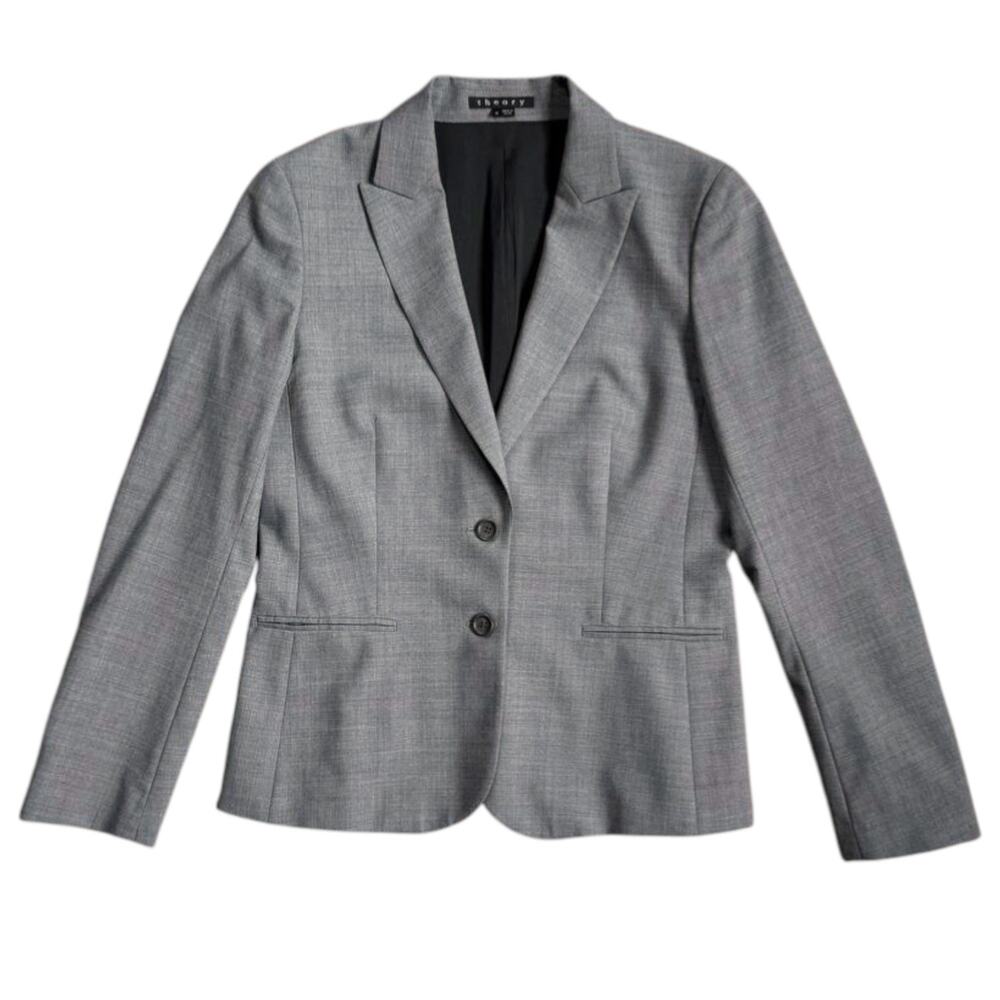 Theory Gray Blazer | Size 12